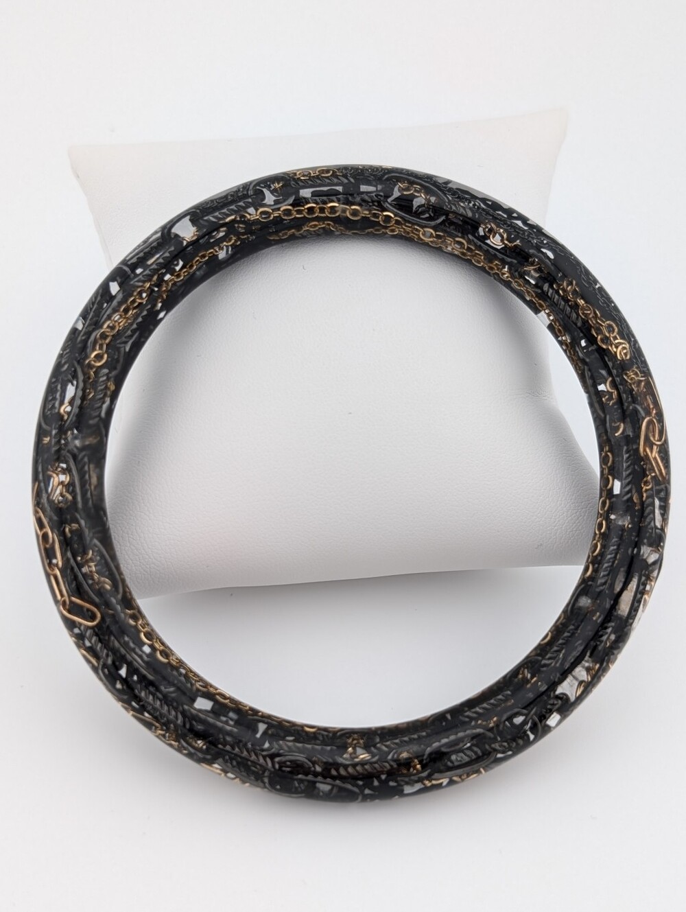 Handmade Chain Jewelry Bangle Bracelet Vintage Upcycle Accessories Gift